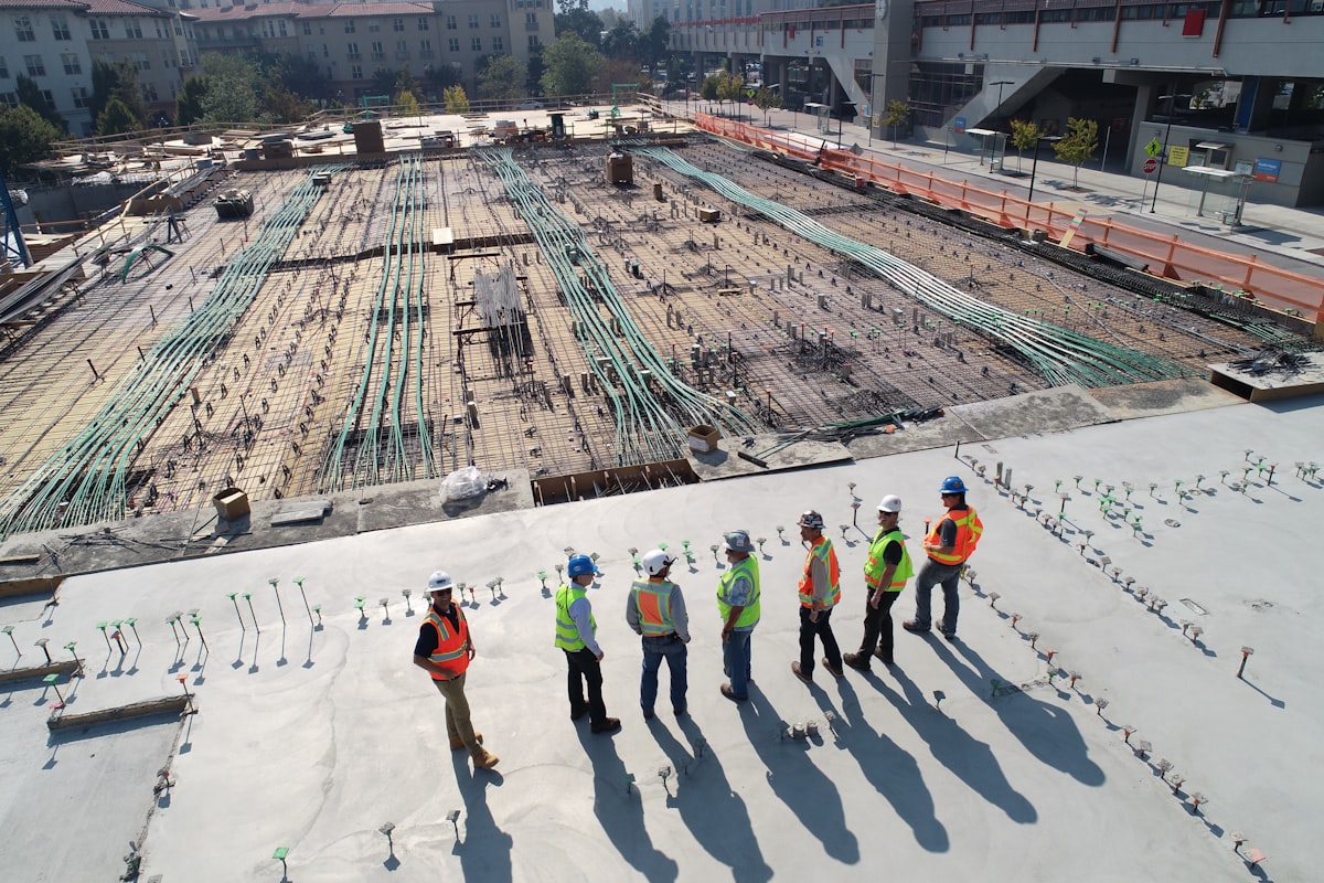 Building and construction project underway