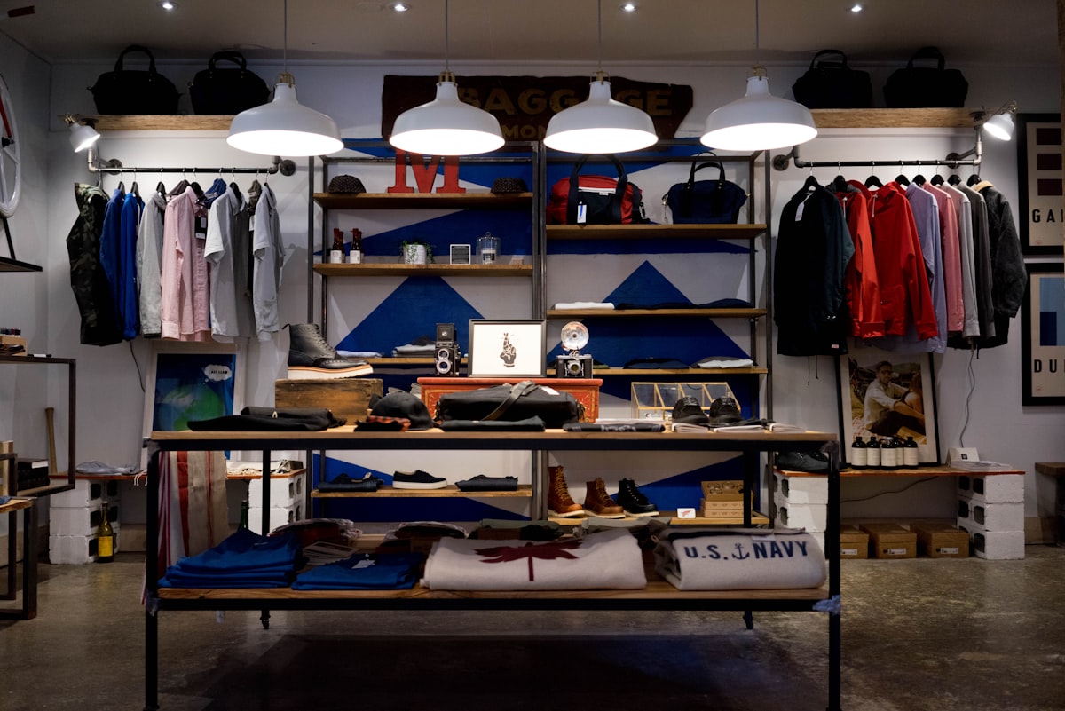 Retail products ready for online shopping