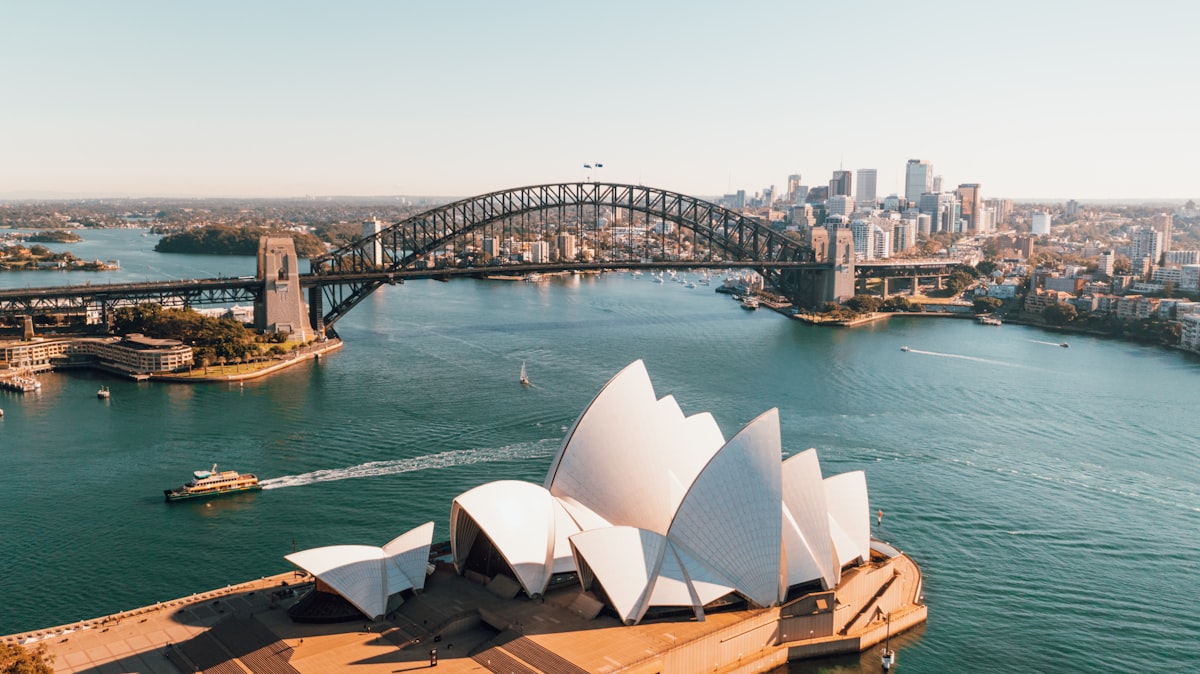 Sydney harbour and CBD business landscape